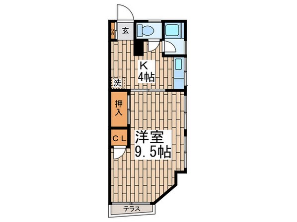 ファミール長谷川の物件間取画像